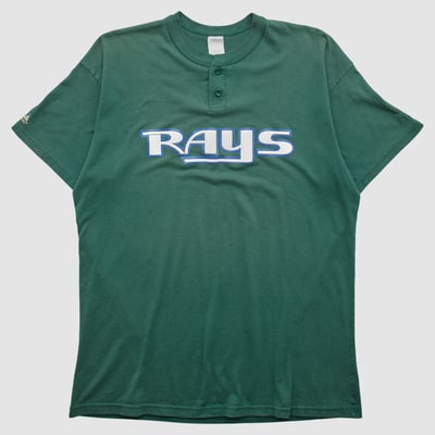Tampa Bay Rays Majestic 2000s T-shirt - Green - XL by Fanatics Real Vintage