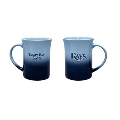 Tampa Bay Rays The Memory Company Two-Pack 15oz. Ceramic Ombre Mug Set