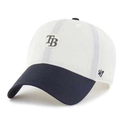 Tampa Bay Rays '47 Unisex Modernia Clean Up Adjustable Hat - White/Navy