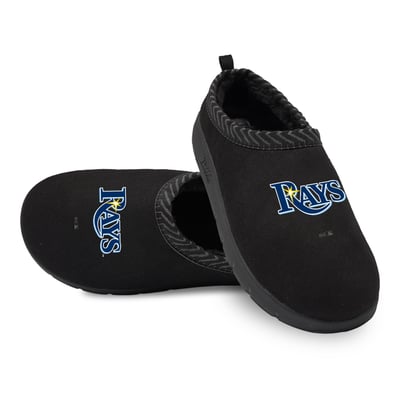 Tampa Bay Rays ISlide Unisex Primary Logo Mission Slippers - Black
