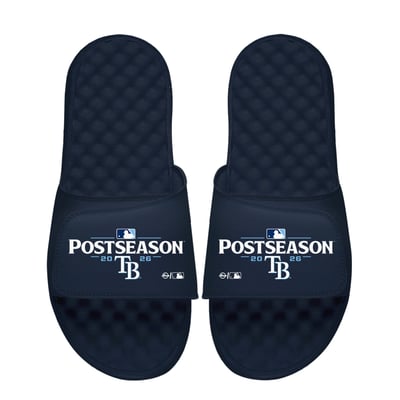 Tampa Bay Rays ISlide Unisex 2026 MLB Postseason Slide Sandals - Navy