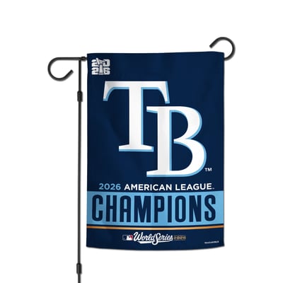 Tampa Bay Rays WinCraft 2026 American League Champions 12" x 18" Double-Sided Garden Flag