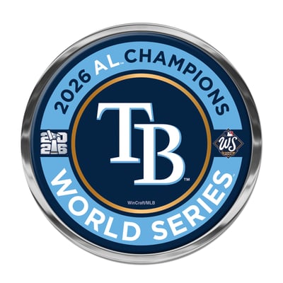 Tampa Bay Rays WinCraft 2026 American League Champions Domed Auto Emblem