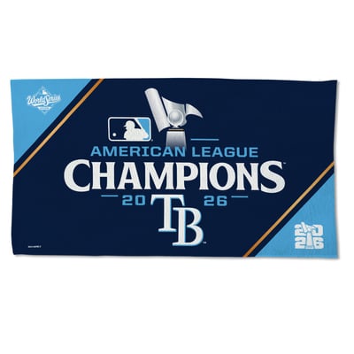 Tampa Bay Rays WinCraft 2026 American League Champions Locker Room 22" x 42" Double-Sided Towel