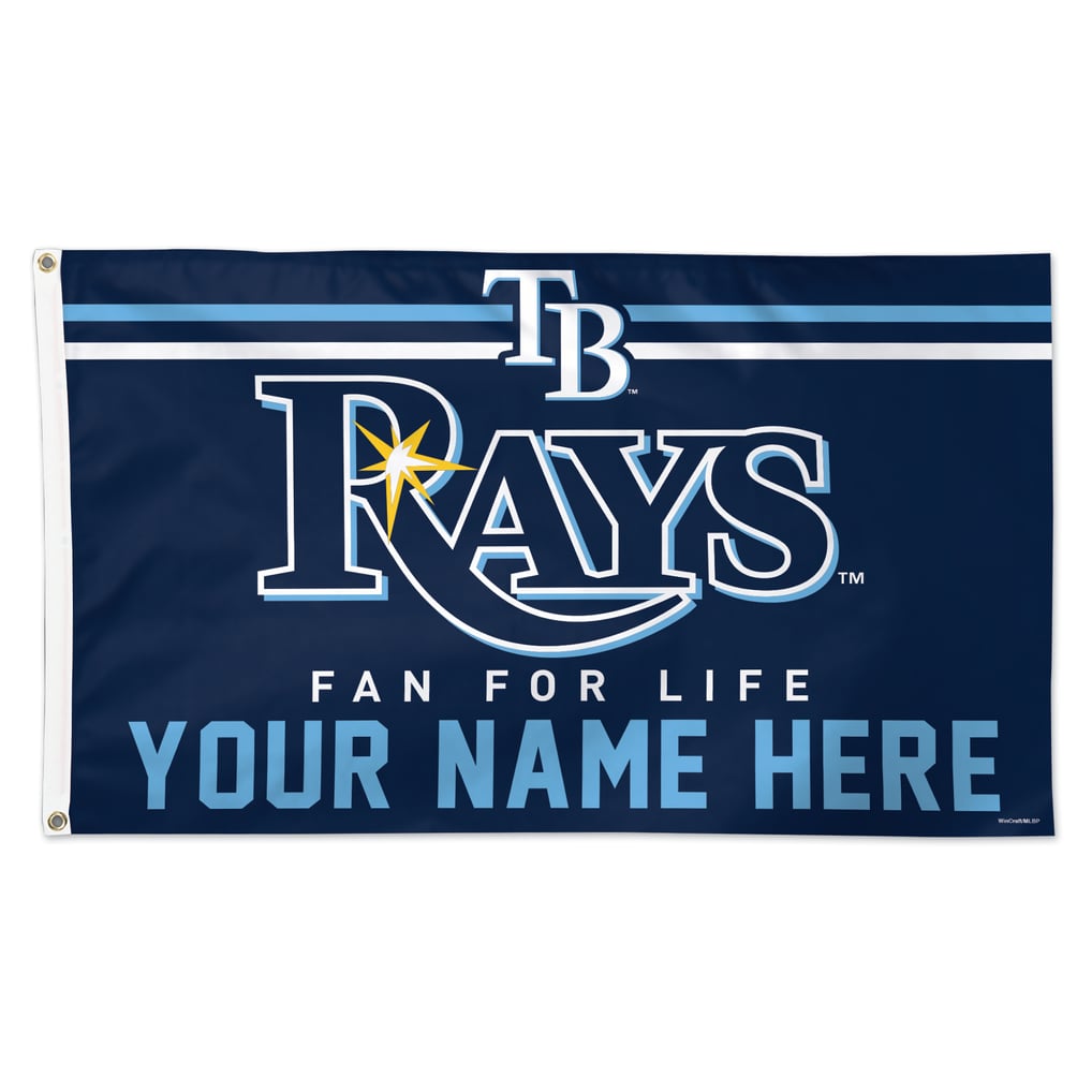 Tampa Bay Rays WinCraft 3' x 5' One-Sided Deluxe Personalized Flag