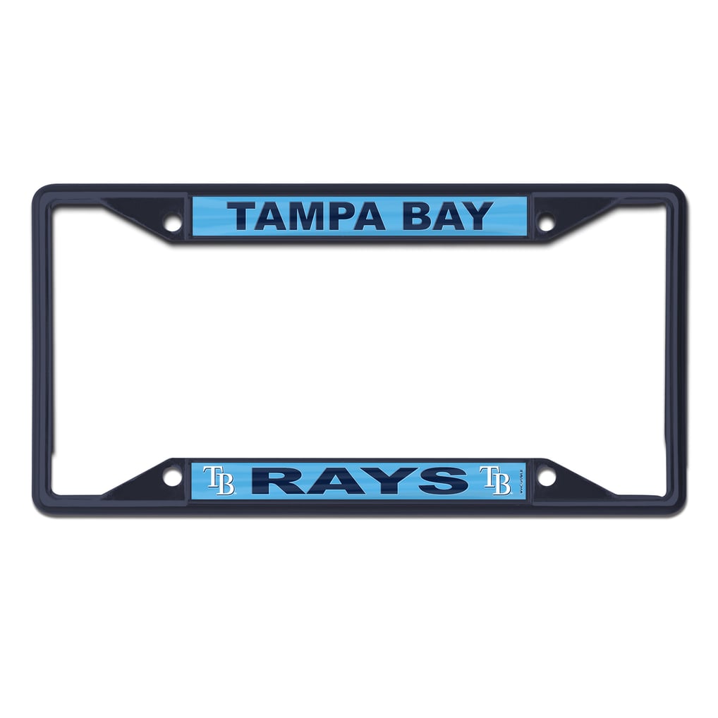 Tampa Bay Rays WinCraft Chrome Color License Plate Frame
