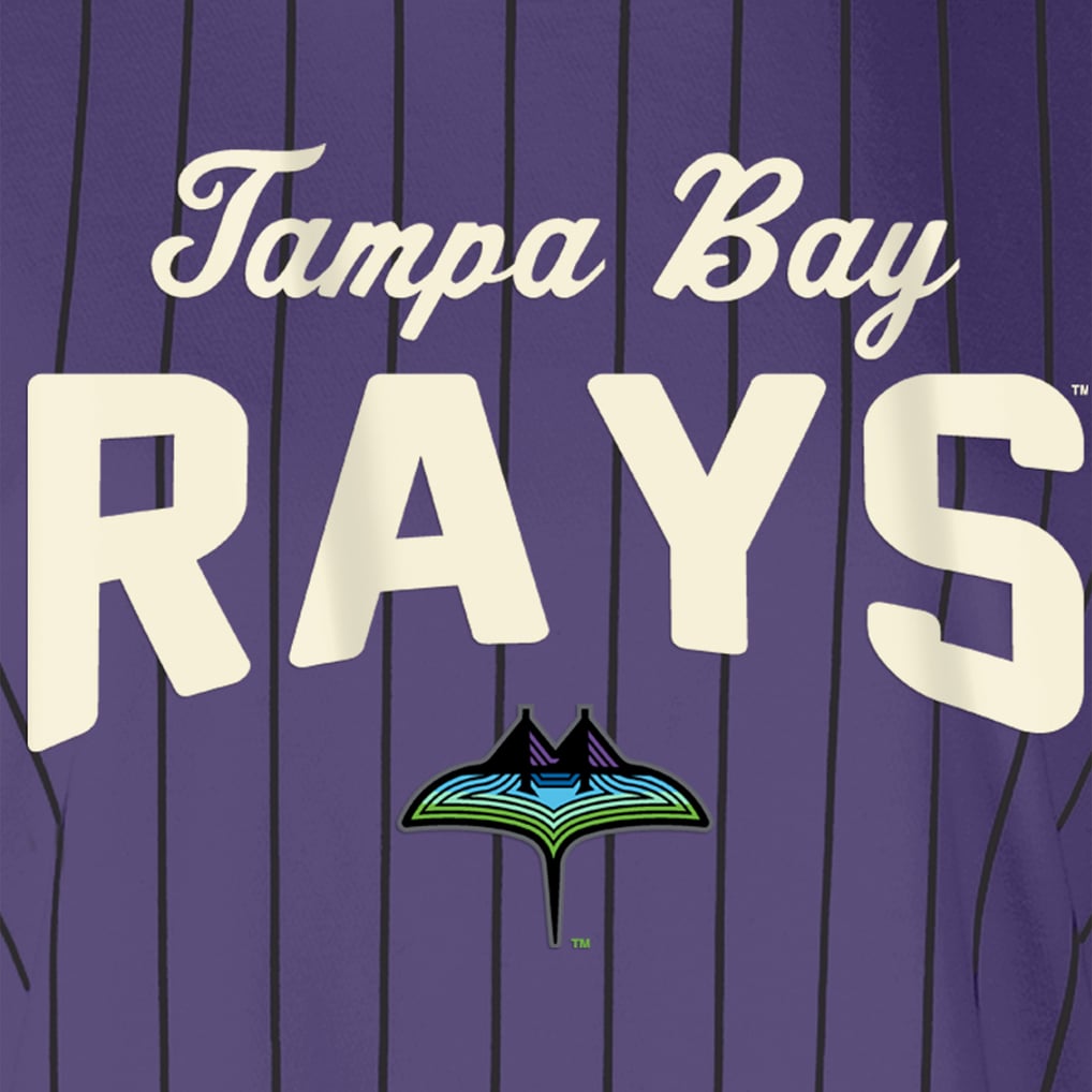 Women's Tampa Bay Rays New Era Purple City Connect Multiplier Pinstripe ...