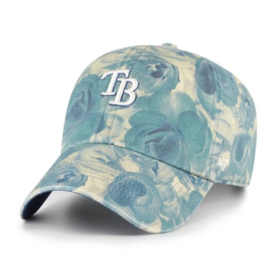  Tampa Bay Rays '47 Women's Gardenia Clean Up Adjustable Hat - Blue