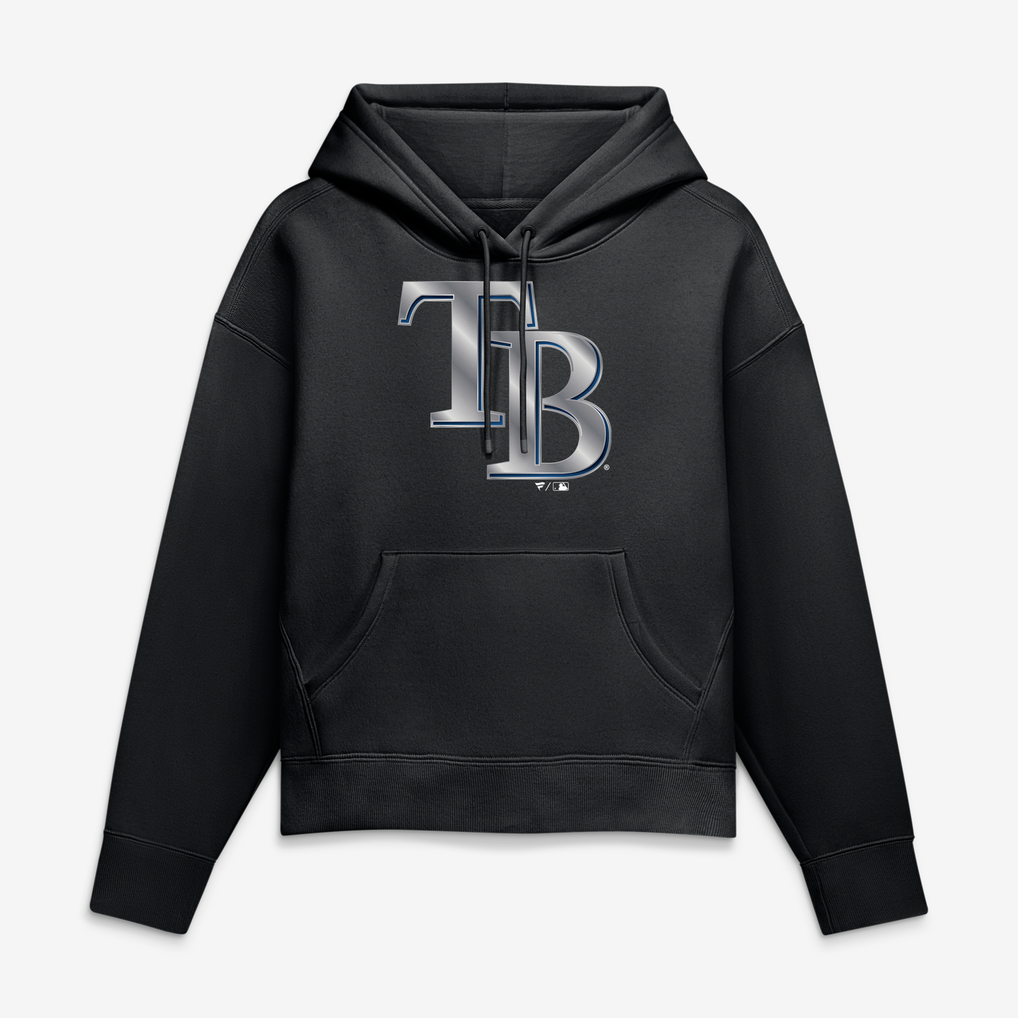 Women's Tampa Bay Rays Black Forged Mascot Personalized Name & Number ...