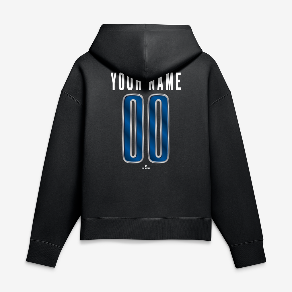 Women's Tampa Bay Rays Black Forged Mascot Personalized Name & Number ...