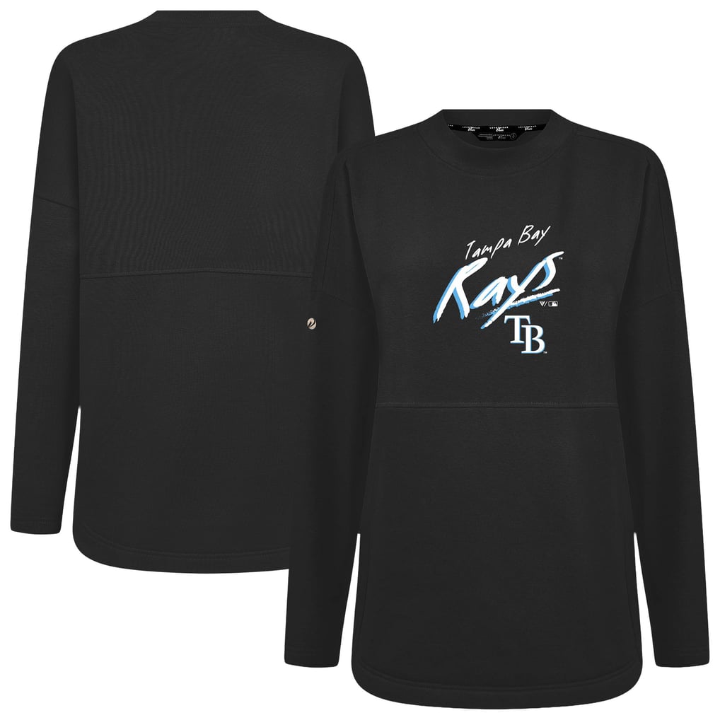Tampa Bay Rays Levelwear Women's Oversized Beaudry Sizzle Top - Black