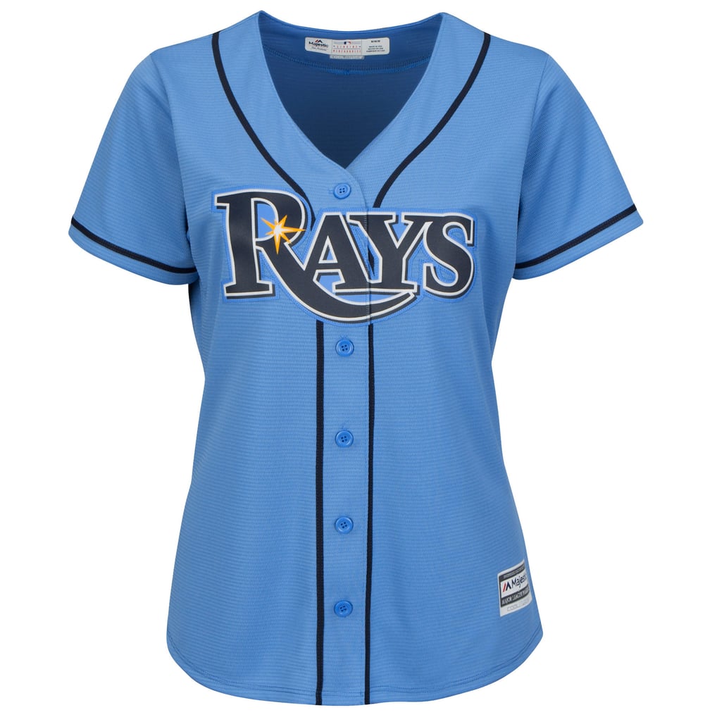 Jersey Sun Rays Women's Tampa Bay Rays Majestic Light Blue Alternate Cool Base Jersey