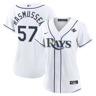 Drew Rasmussen Tampa Bay Rays Nike Women's 2026 World Series Home Replica Jersey - White