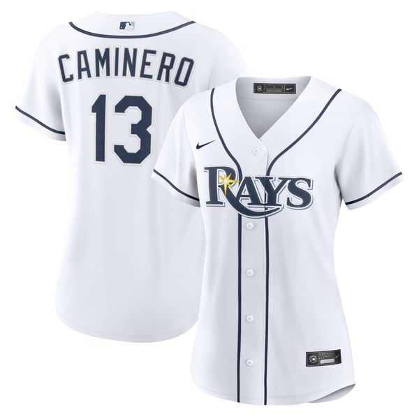 Jersey Junior Caminero Dama #13 Tampa Bay Rays