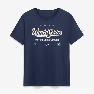 Tampa Bay Rays Nike Women's 2026 World Series Authentic Collection T-Shirt - Navy