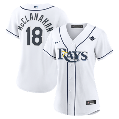 Shane McClanahan Tampa Bay Rays Nike Women's 2026 World Series Home Replica Jersey - White