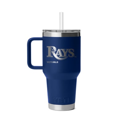 Tampa Bay Rays YETI 35oz. Rambler 2.0 Straw Mug