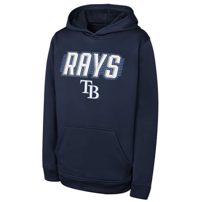 Tampa Bay Rays Outerstuff Youth Sack Party Performance Hoodie - Navy