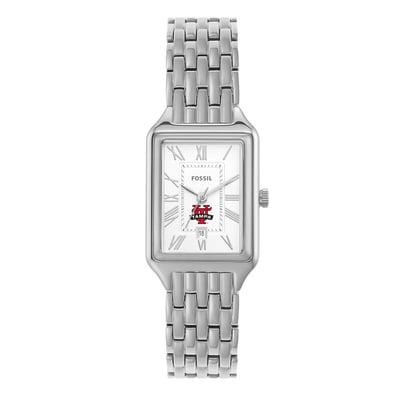 Tampa Spartans Fossil Women's Raquel Three-Hand Date Stainless Steel Watch