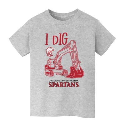 Tampa Spartans Vive La Fete Youth Excavator T-Shirt - Gray