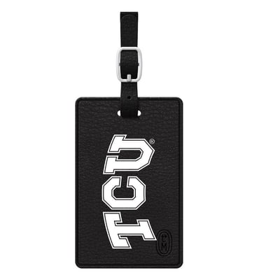 TCU Horned Frogs V2 Black Bag Tag - Black
