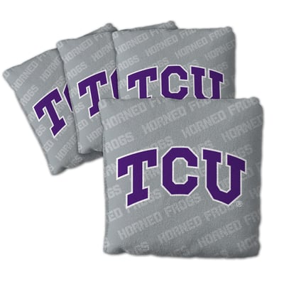 TCU Horned Frogs Fanpoint Four-Piece Cornhole Bag Set