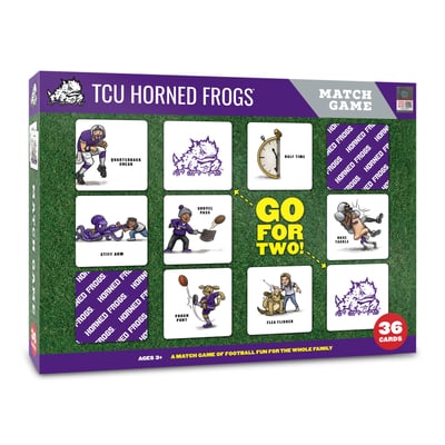 TCU Horned Frogs Fanpoint Licensed Memory Match Game