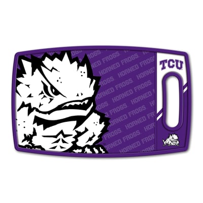 TCU Horned Frogs Fanpoint Logo Series Cutting Board