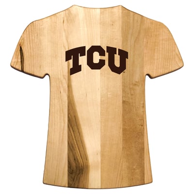 TCU Horned Frogs Jardine Baseball BBQ Jersey Style Cutting Board