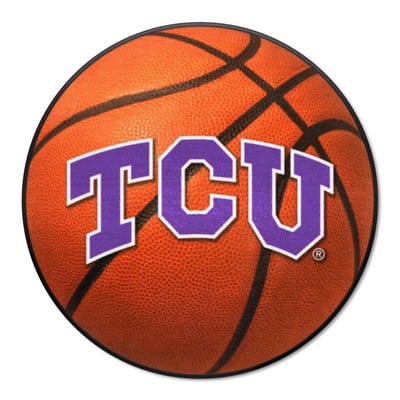 TCU Horned Frogs Logo Brands 27" Diameter Basketball Mat
