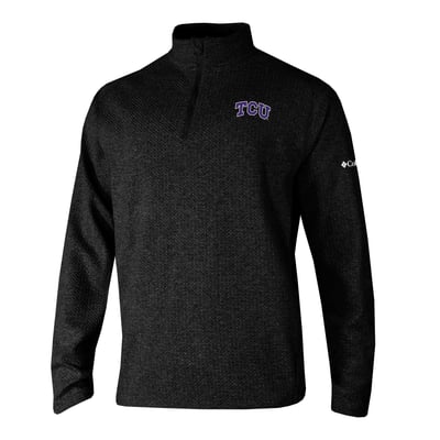  TCU Horned Frogs Columbia Swingcraft Quarter-Zip Pullover - Black