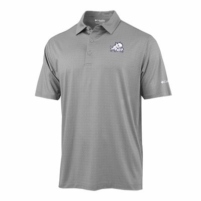  TCU Horned Frogs Columbia Pacer Polo - Gray