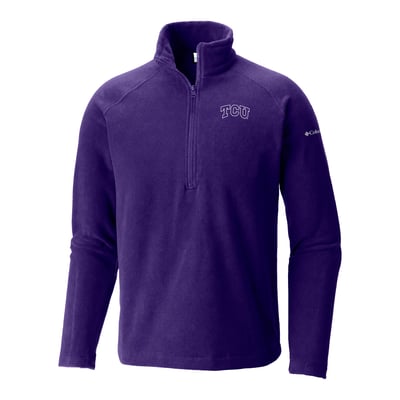  TCU Horned Frogs Columbia Everest Ridge Raglan Half-Zip Fleece Jacket - Purple