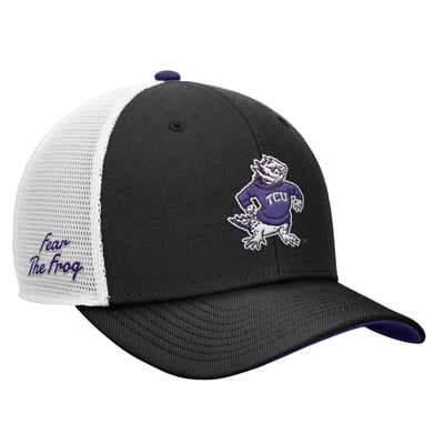 TCU Horned Frogs Nike Legacy Mascot Adjustable Trucker Hat - Black