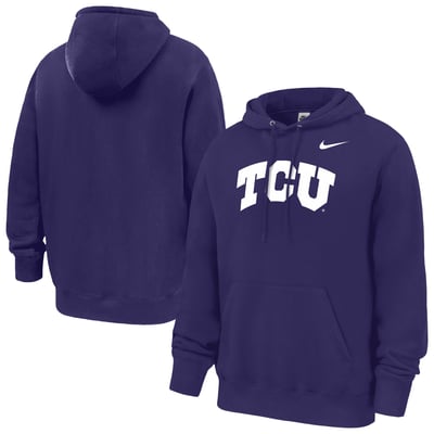 TCU Horned Frogs Nike Club Fleece Hoodie - Purple