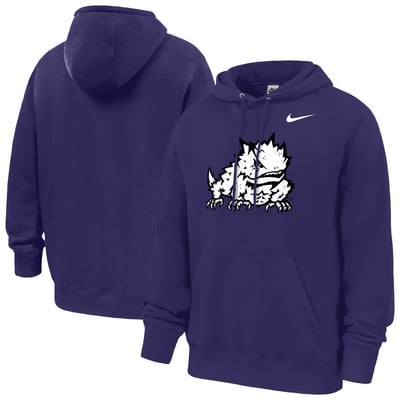 TCU Horned Frogs Nike Club Fleece Hoodie - Purple