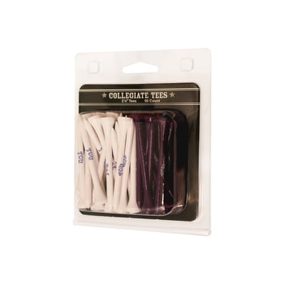TCU Horned Frogs 50-Pack Golf Tee Set