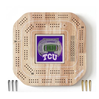 TCU Horned Frogs StadiumView Cribbage Game
