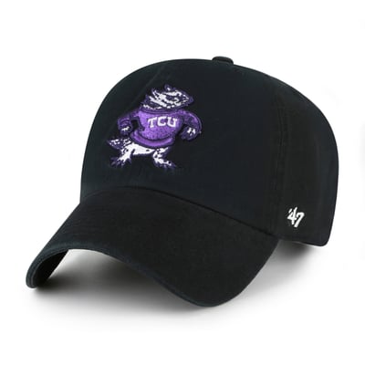  TCU Horned Frogs '47 Unisex Vault Clean Up Adjustable Hat - Black
