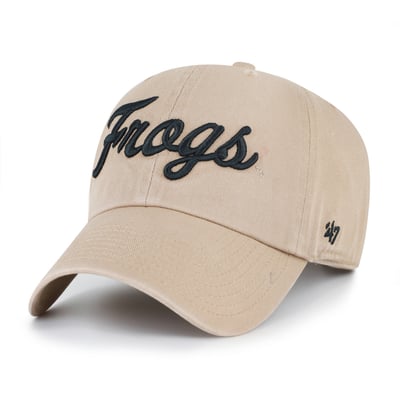  TCU Horned Frogs '47 Unisex Vault Clean Up Adjustable Hat - Khaki