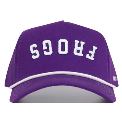  TCU Horned Frogs No Rivals Unisex Upside Down Rope Adjustable Hat - Purple