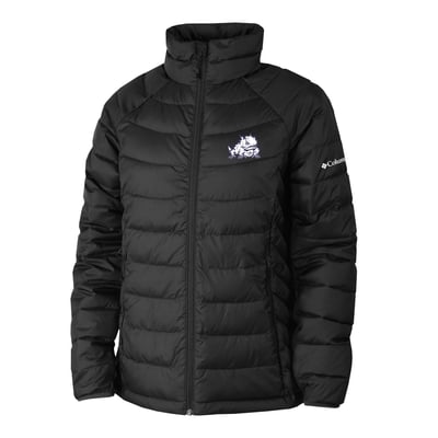  TCU Horned Frogs Columbia Women's Powder Lite II Omni-Heat Raglan Full-Zip Jacket - Black