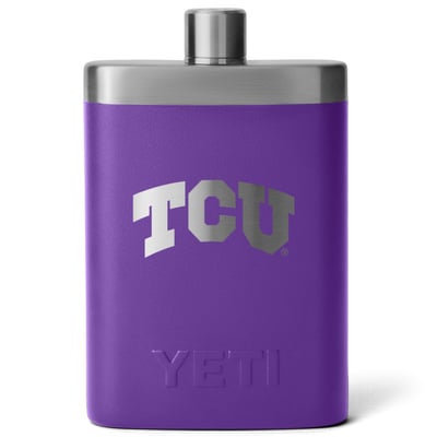 TCU Horned Frogs YETI 7oz. Flask - Purple