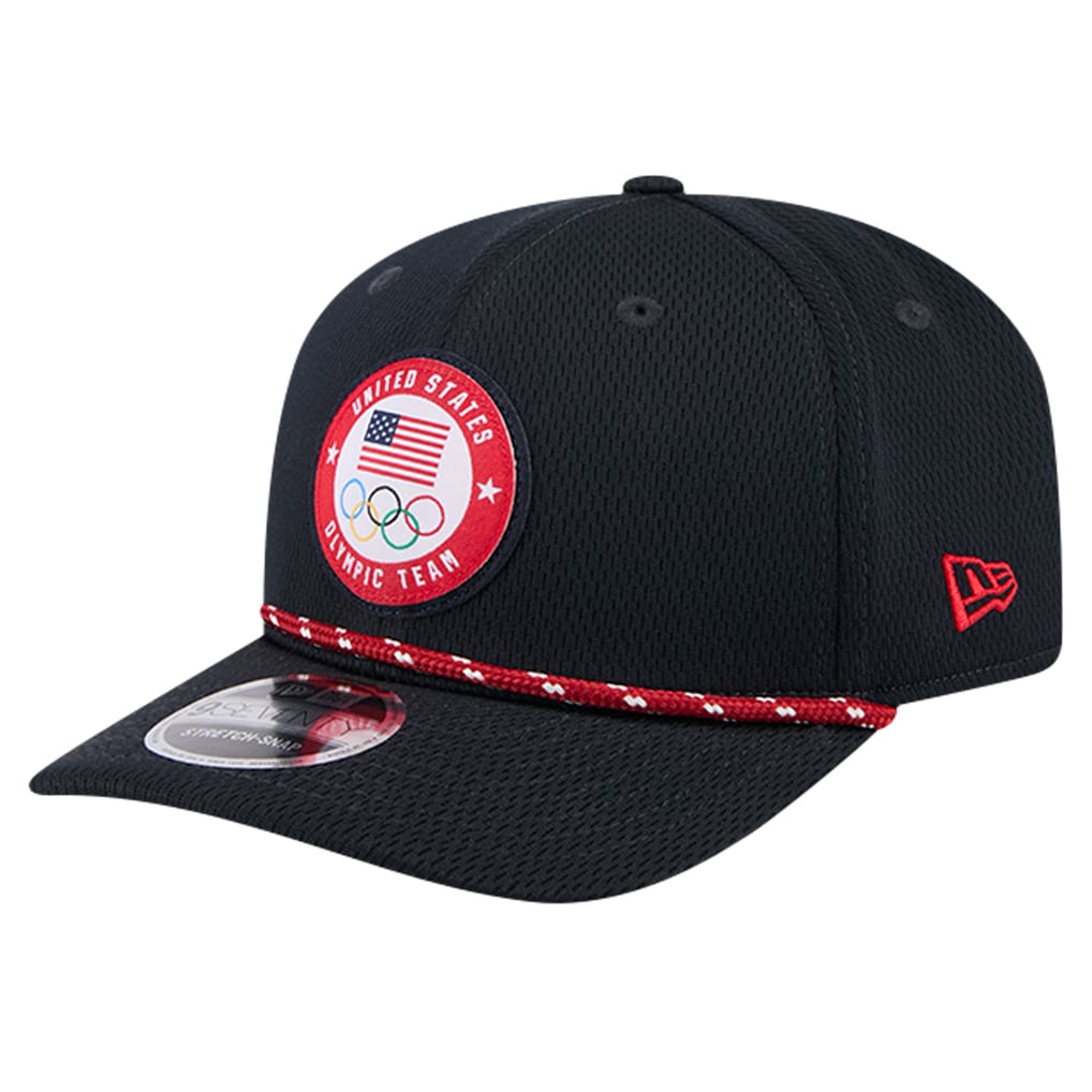 Team USA New Era Rope 9SEVENTY Stretch Snap Adjustable Hat - Navy