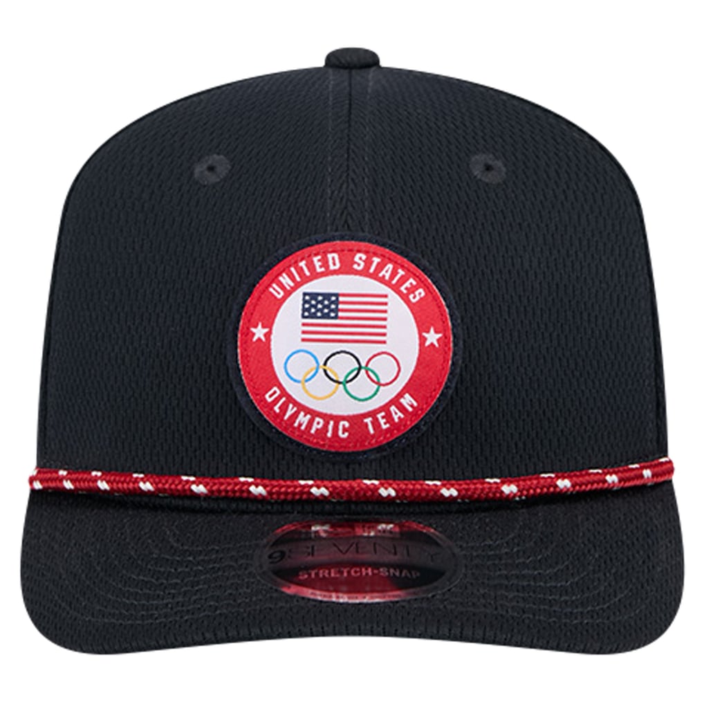 Team USA New Era Rope 9SEVENTY Stretch Snap Adjustable Hat - Navy