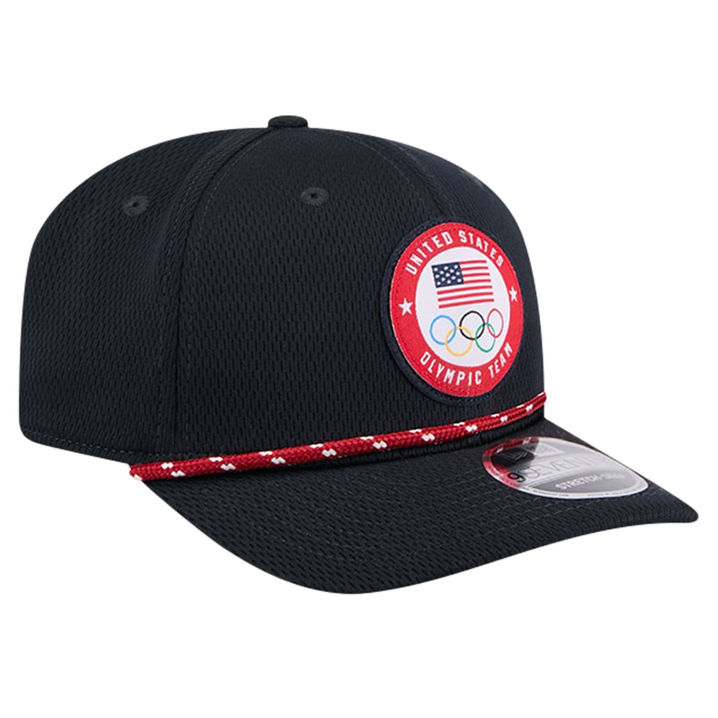 Team USA New Era Rope 9SEVENTY Stretch Snap Adjustable Hat - Navy