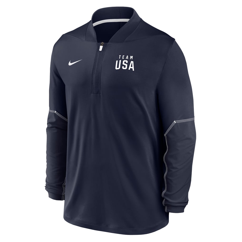  Team USA Nike Sideline Dri-FIT Half-Zip Pullover - Navy