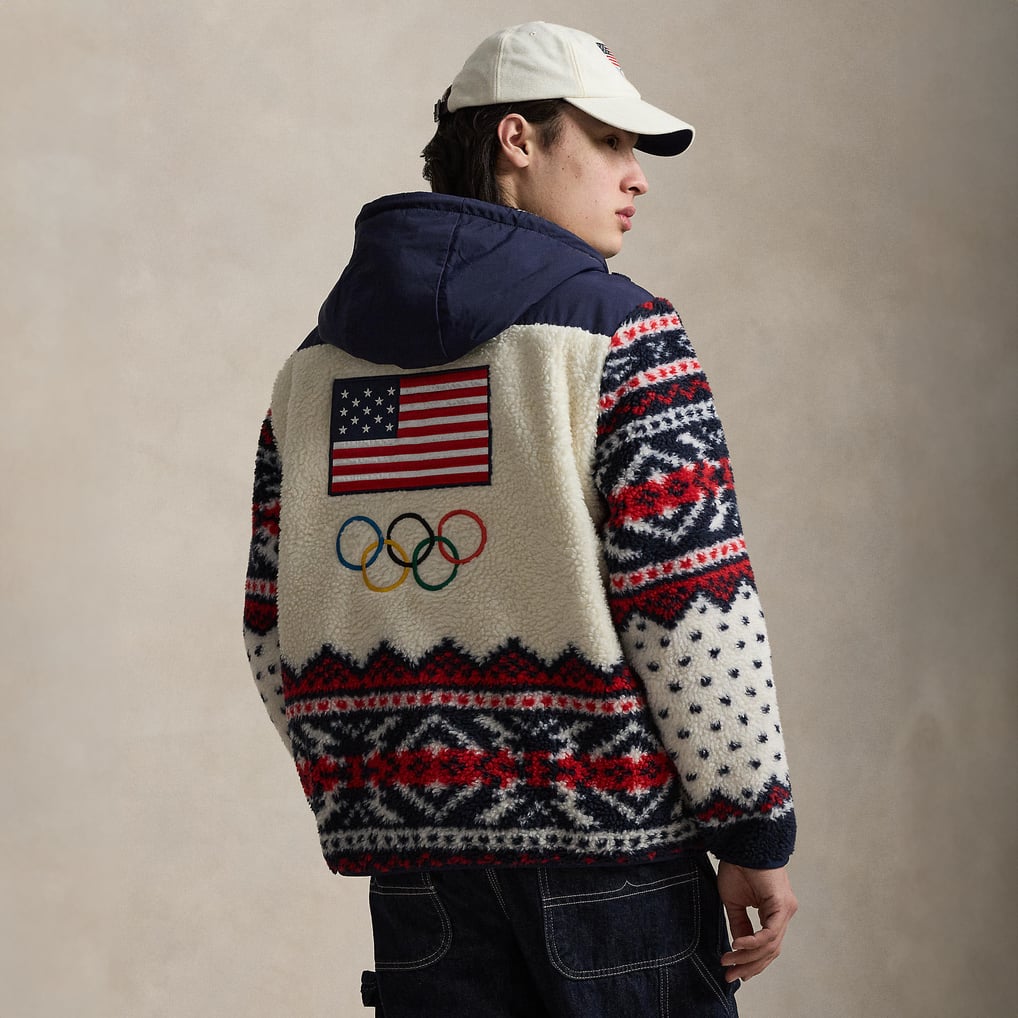 Team USA Polo Ralph Lauren Hybrid Full-Zip Hoodie