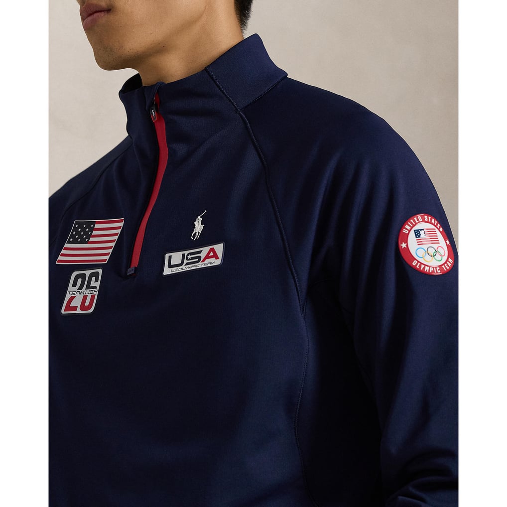 Team USA Polo Ralph Lauren Stretch Fleece Pullover