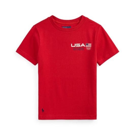 Team USA Polo Ralph Lauren Preschool Cotton Graphic Tee